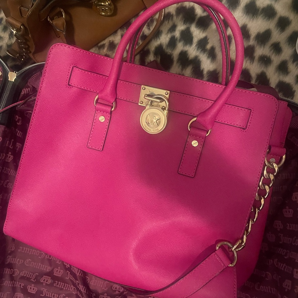 Michael Kors Fuchsia Satchel